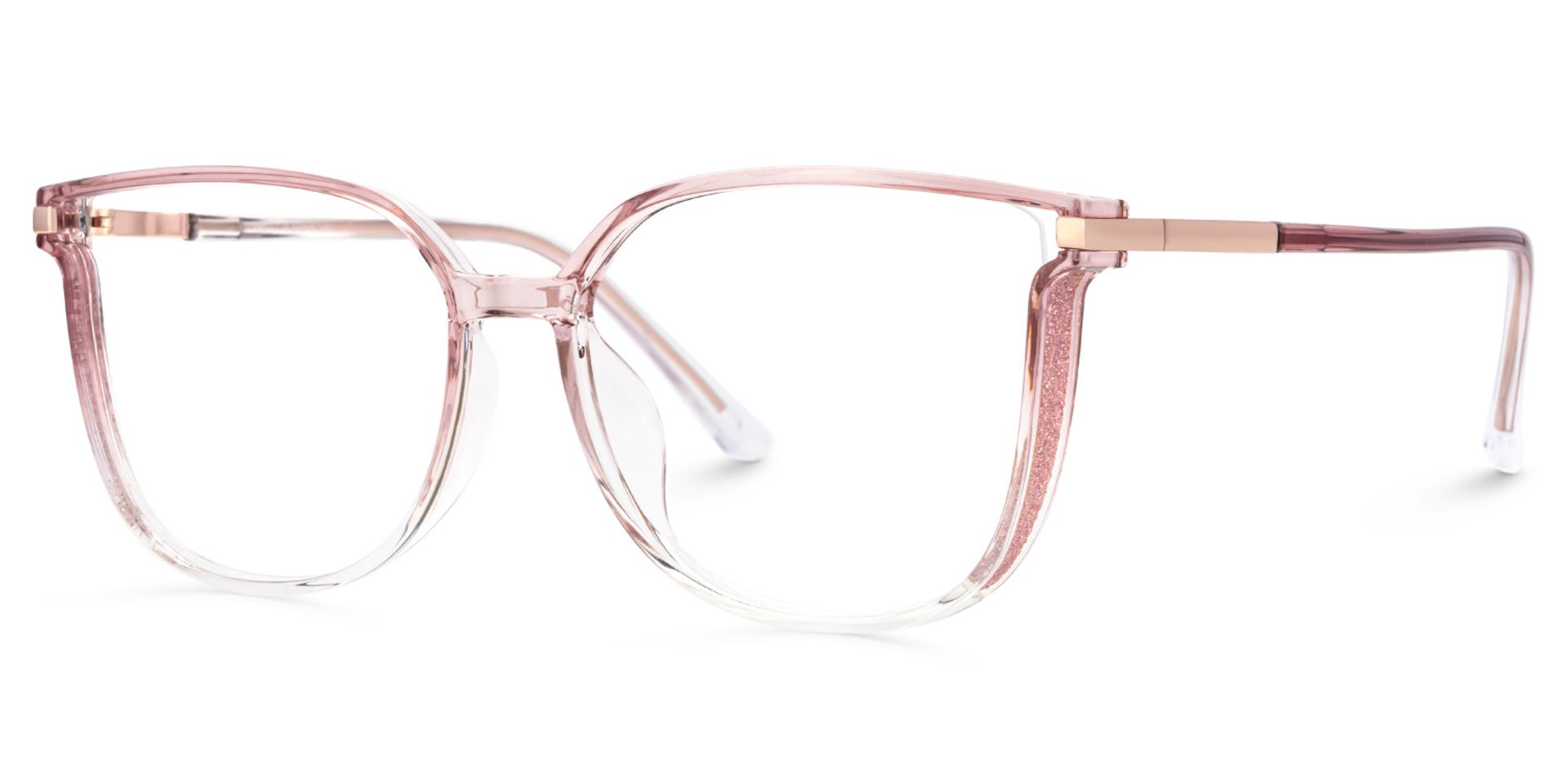 Rodz Square Pink Frame Glasses | ZEELOOL UK Optcial1