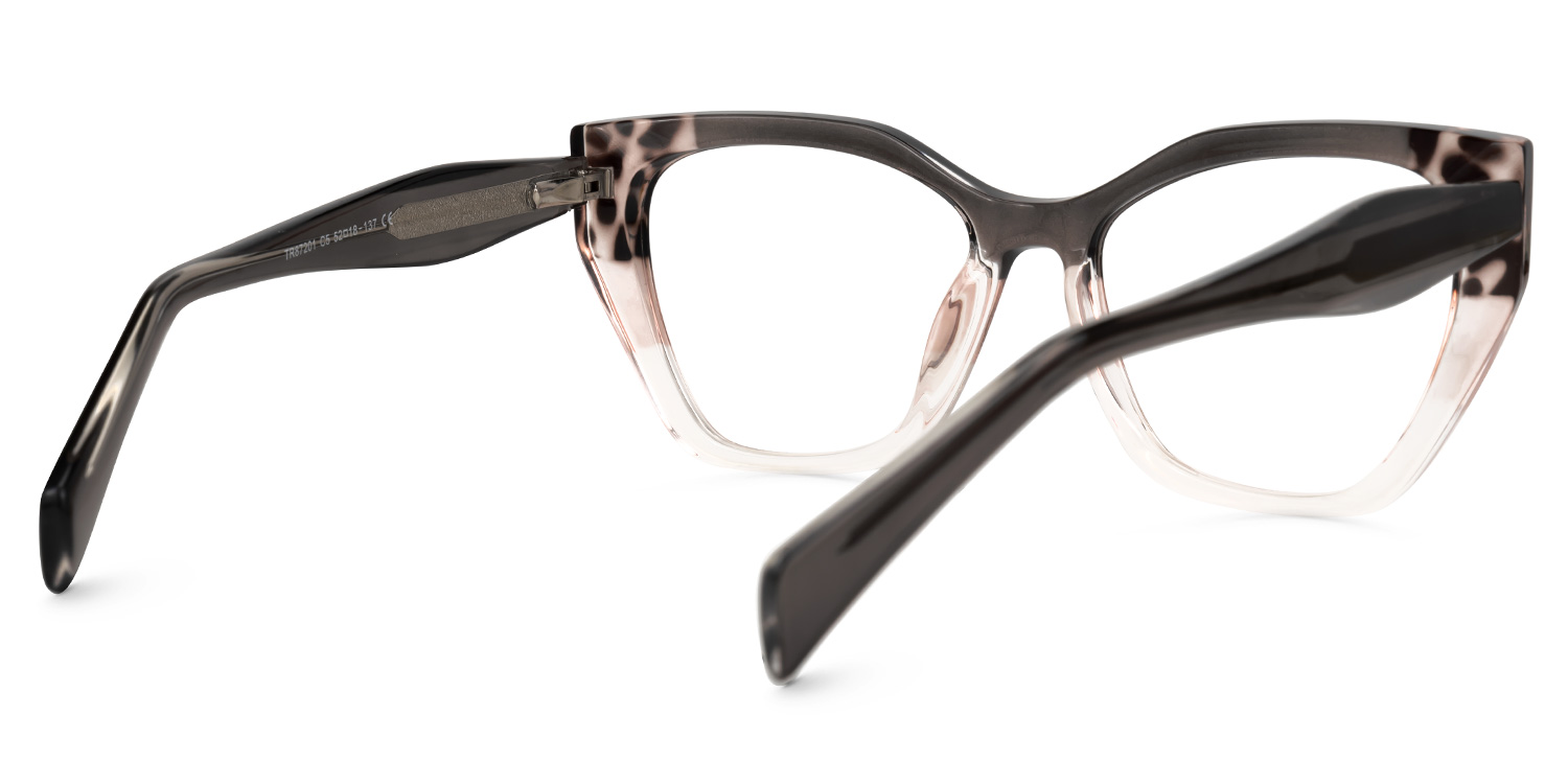 Jefferson Cateye Gray Glasses3