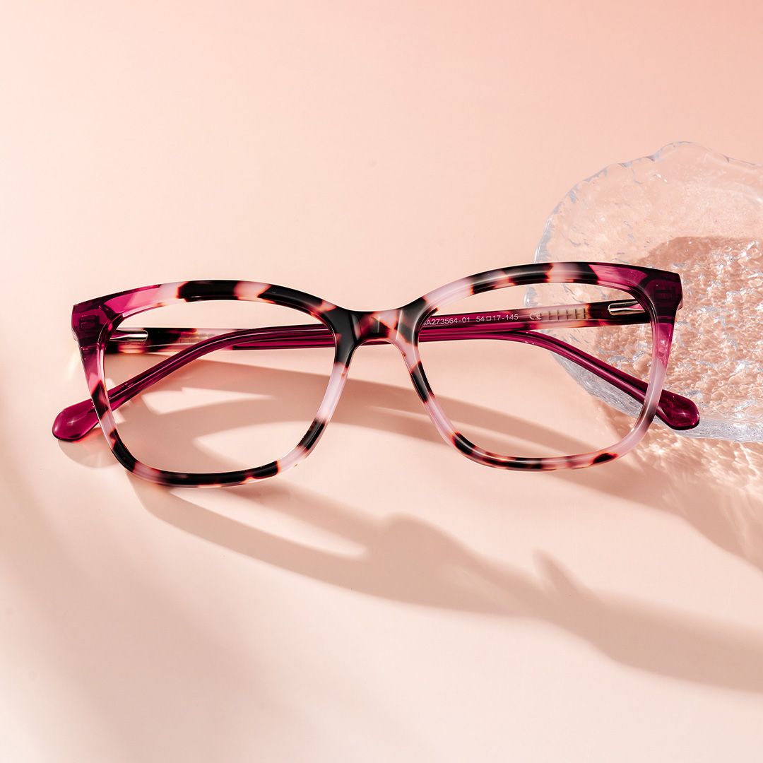 Juno Rectangle Tortoise Frame Eyeglasses for Woman| ZEELOOL UK0