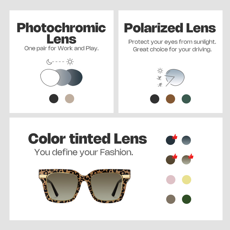 Taylor Square Gold Leopard Frame Glasses for females6