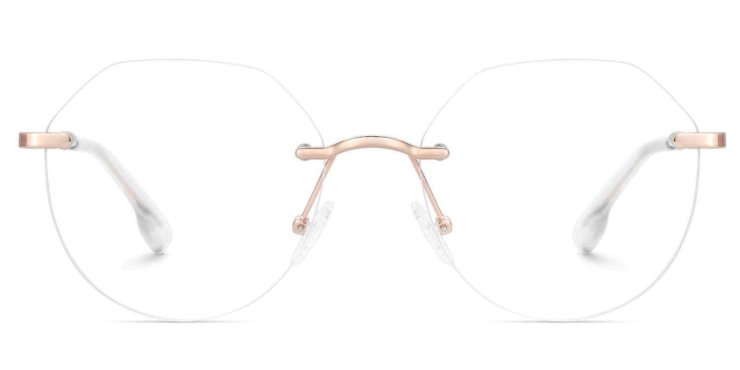 Geometric Rimless Frames For Ladies1
