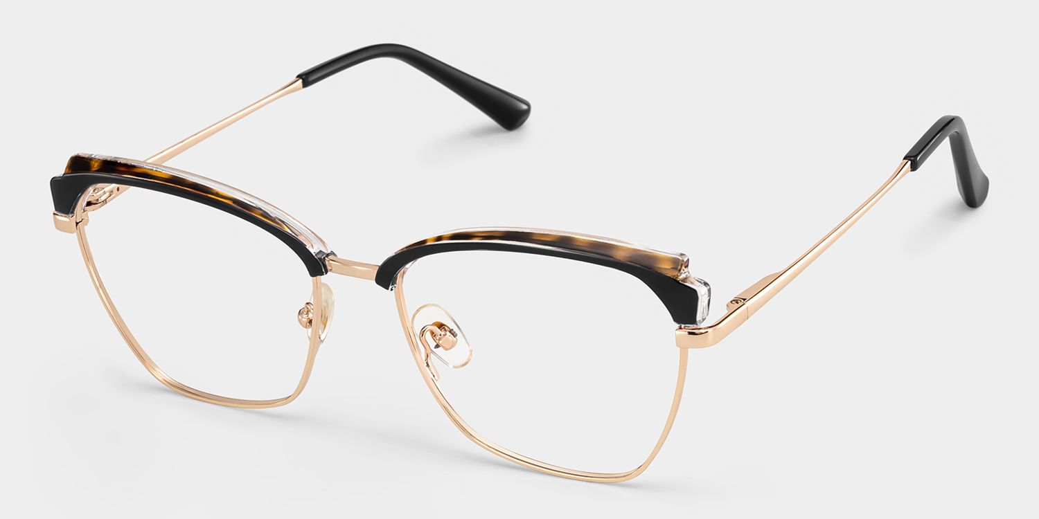 Phoebe Browline Tortoise Frame Eyeglasses for Woman| ZEELOOL UK3