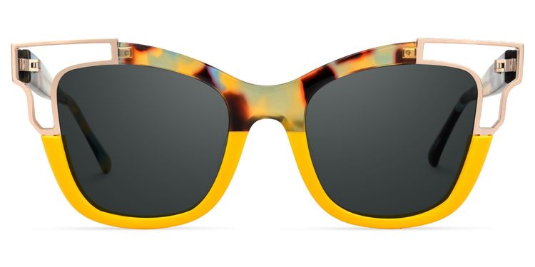 Rhoden Cateye Yellow Glasses