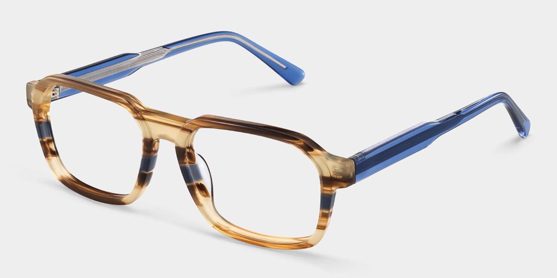 Arden Rectangle Colorful Frame Eyeglasses for Man| ZEELOOL UK3