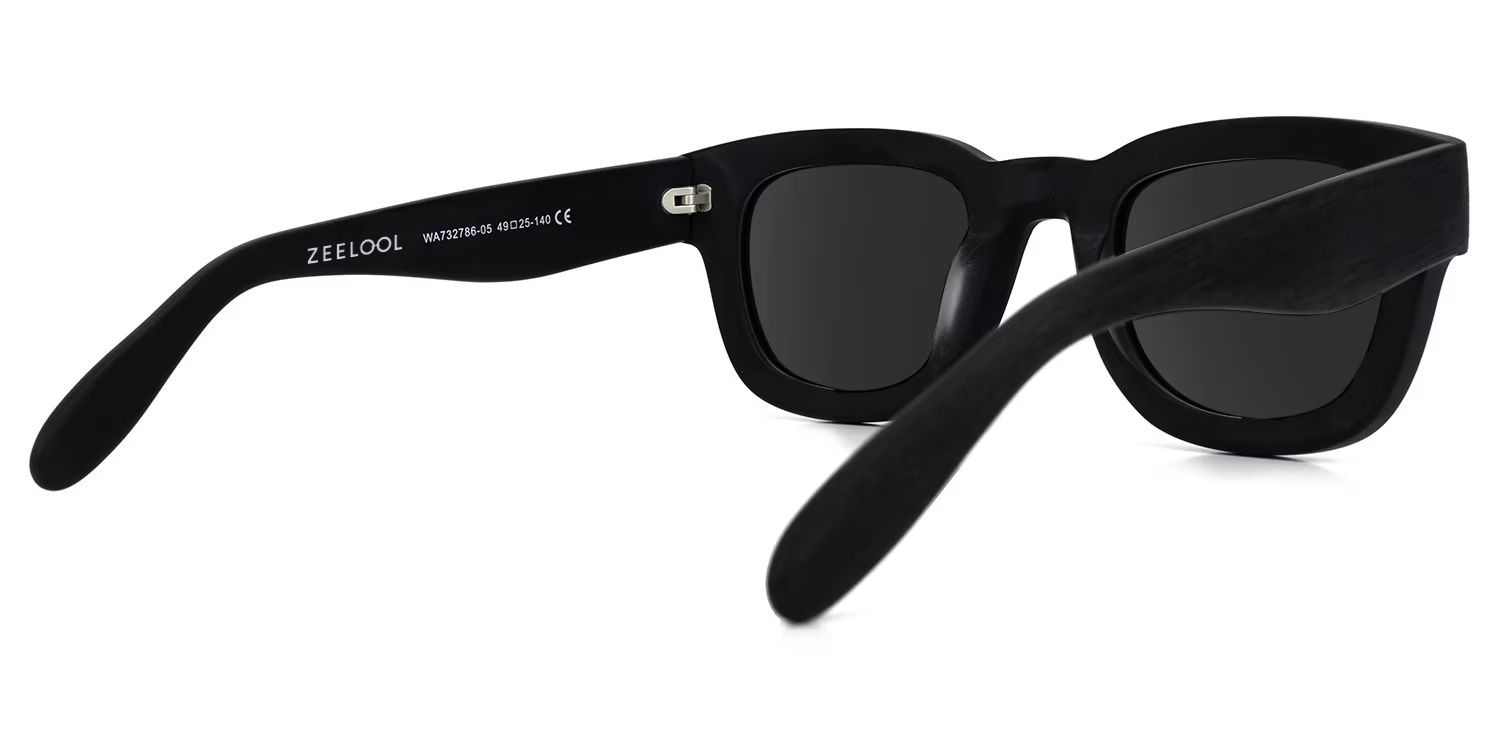 Jalitha Square Black Sunglasses | ZEELOOL UK3
