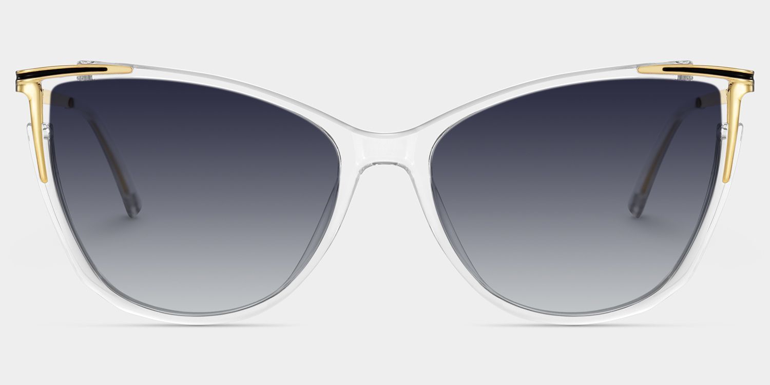 Cat eye Yomary Clear Frame Glasses | Zeelool0