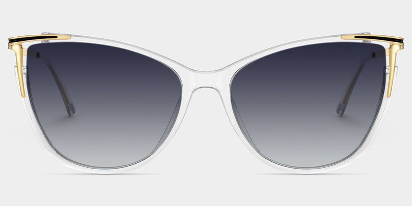 Yomary Clear Cat eye Sunglasses