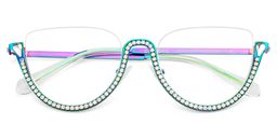Sparkle Cateye Iridescent Glasses3