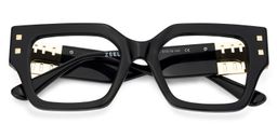 Spaller Square Black Glasses1
