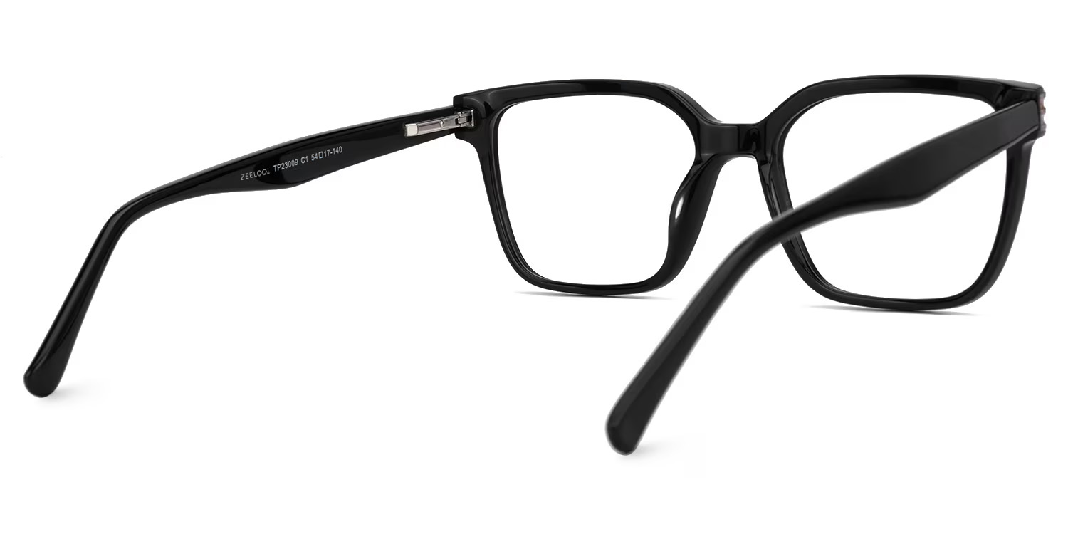Rucker Rectangle Black Glasses3