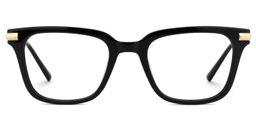 Kellie Rectangle Black Glasses0