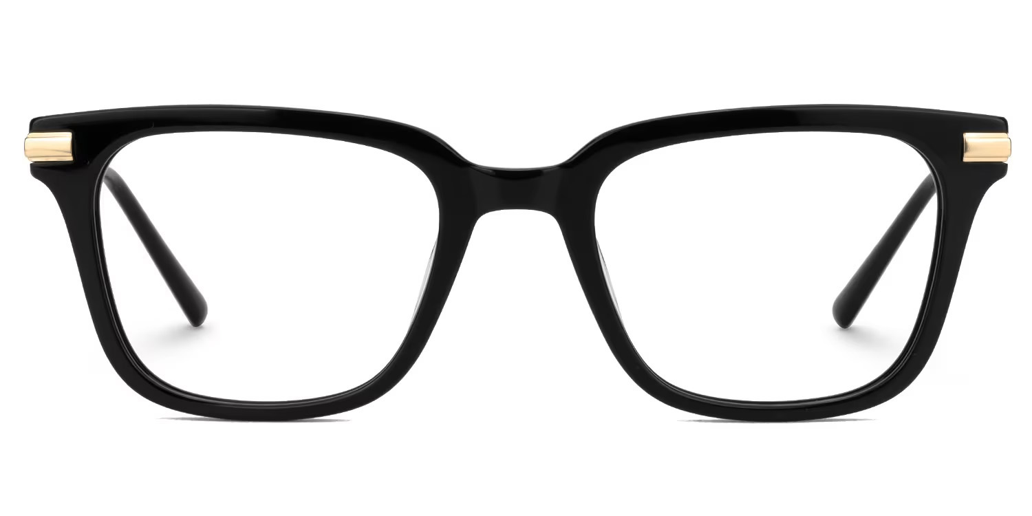 Kellie Rectangle Black Glasses good-img