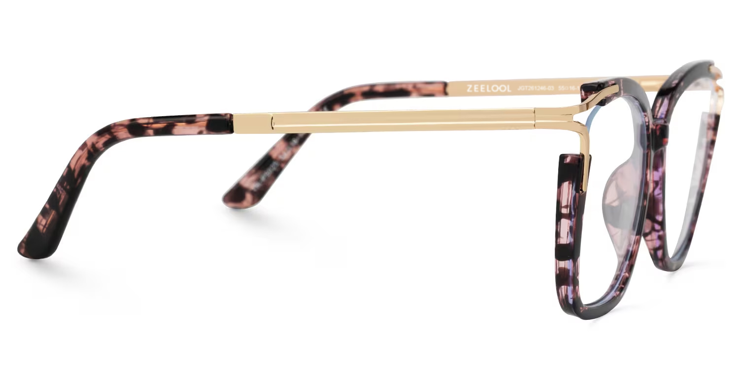 Spring hinges Sidibe Eyeglasses, Sidibe Tortoise Glasses -Zeelool2
