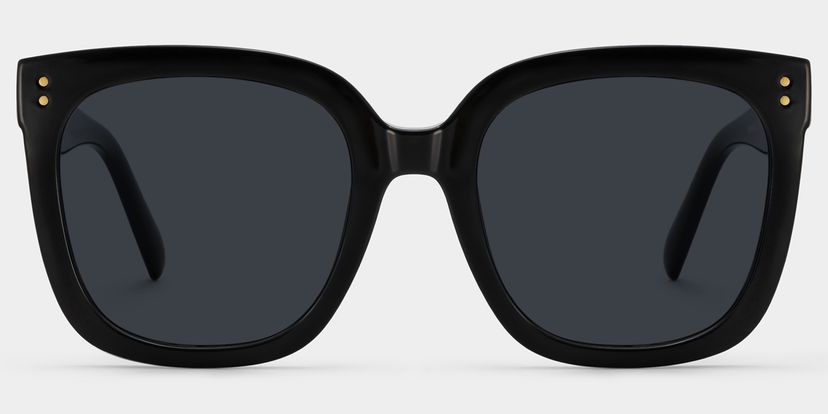 Ebony Square Black Glasses