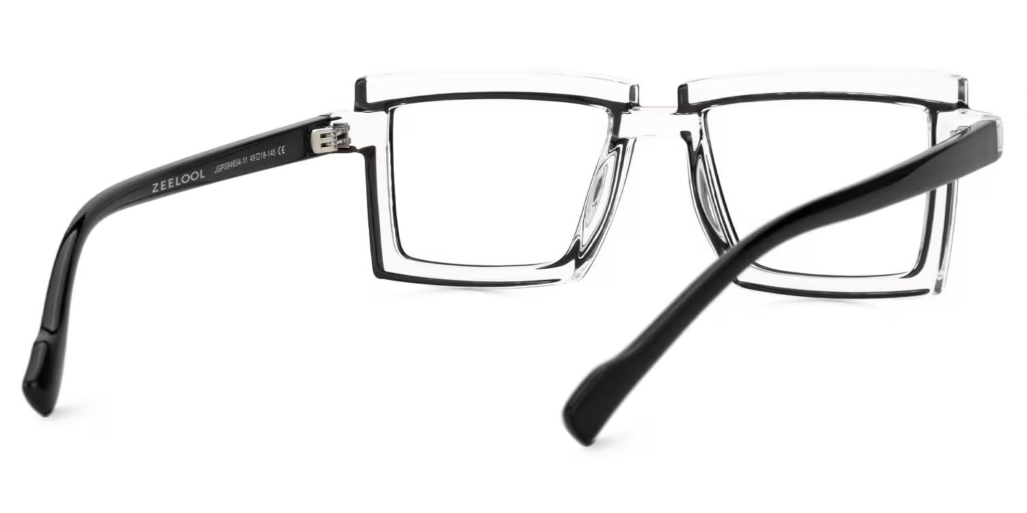 Zephyr Clear Glasses in Cyberpunk Style Eyeglasses4