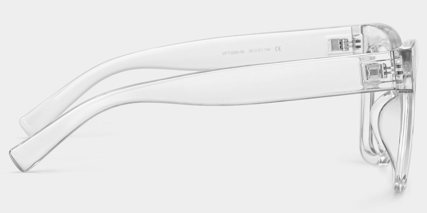 Malcolm Square Clear TR90 Frame Glasses | ZEELOOL UK3