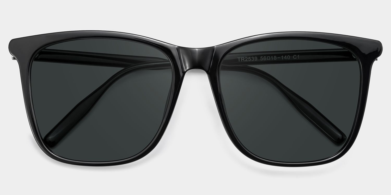 Malika Tr90 Black Frame Sunglasses | ZEELOOL UK2