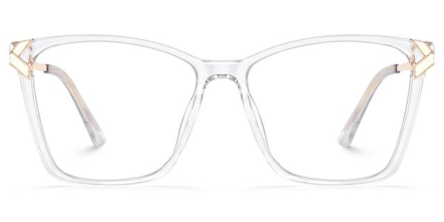 Tricee Square Clear Glasses