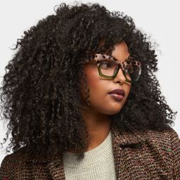 Benitez Square Two-Tone Glasses1