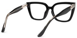 Mirta Black Square Glasses3
