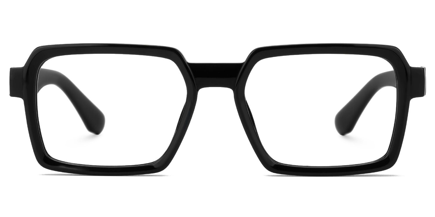 Rectangle Fabien Black Color Frame Glasses | ZEELOOL UK0