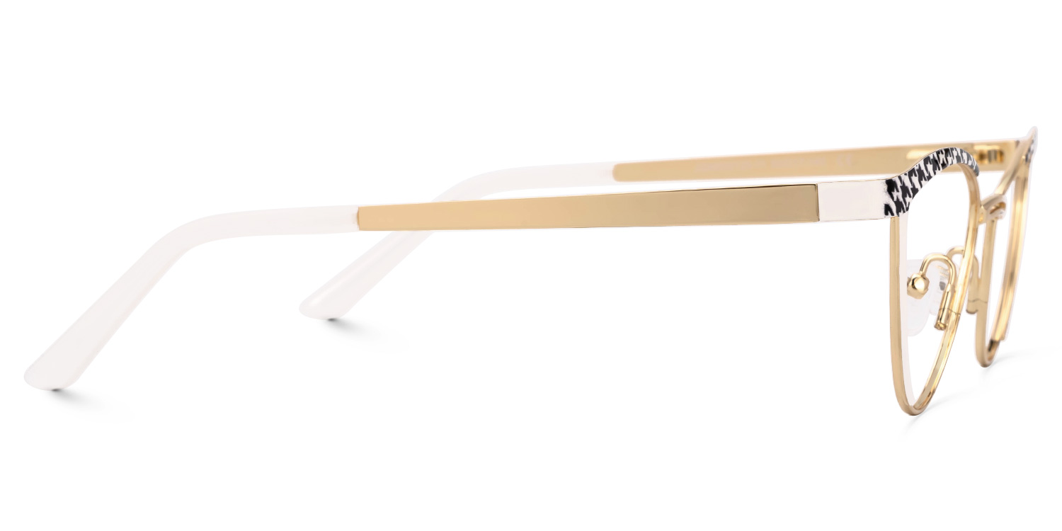 New Black-White Color for Sydney Metal Eyeglasses  | ZEELOOL UK2