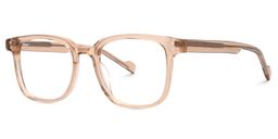 Felixe Rectangle Beige Glasses1