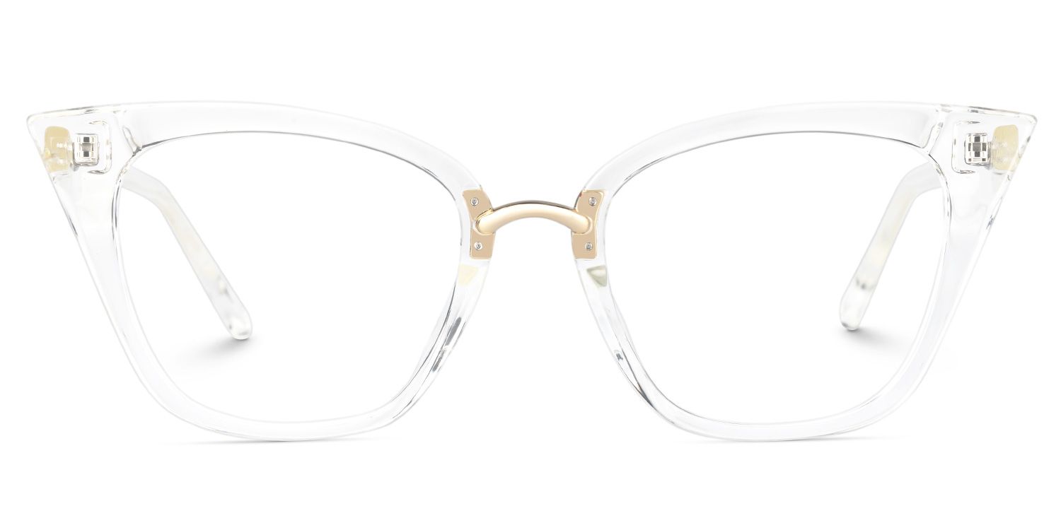 Chandrikar Cat Eye Clear Frame Glasses | ZEELOOL UK0