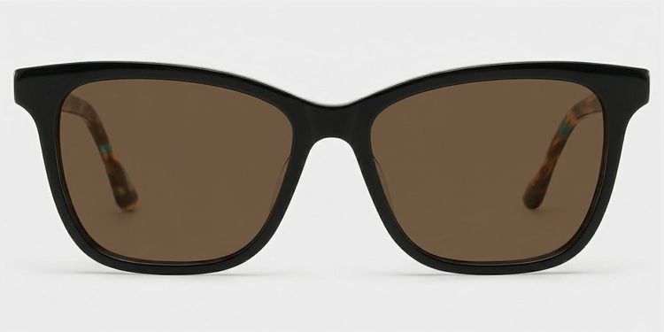 Faith Black Rectangle Glasses