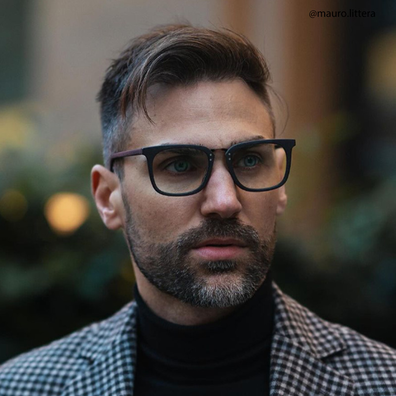 Rectangle Wood Glasses | ZEELOOL UK4