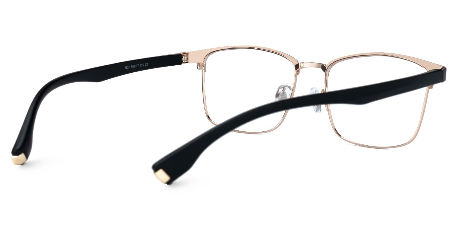 Metal Keychell Eyeglasses, Keychell Browline Glasses -Zeelool Glasses3