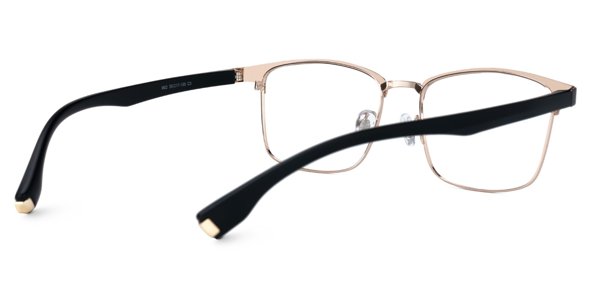 Metal Keychell Eyeglasses, Keychell Browline Glasses -Zeelool Glasses3