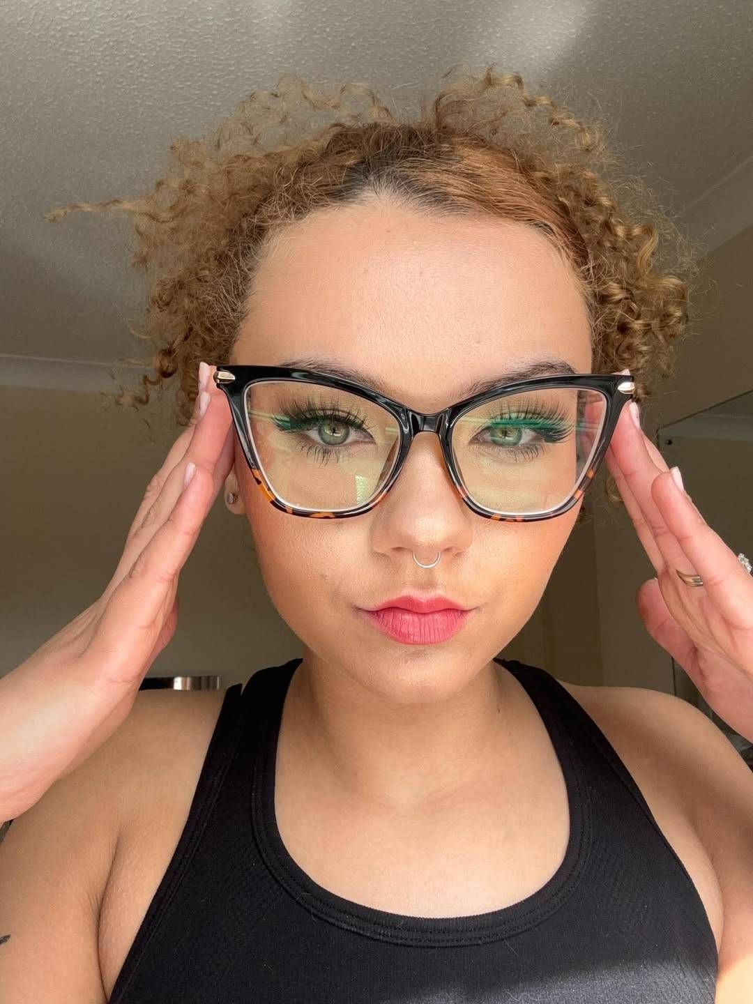 Hilary Butterfly Tortoise Frame Glasses | ZEELOOL UK4