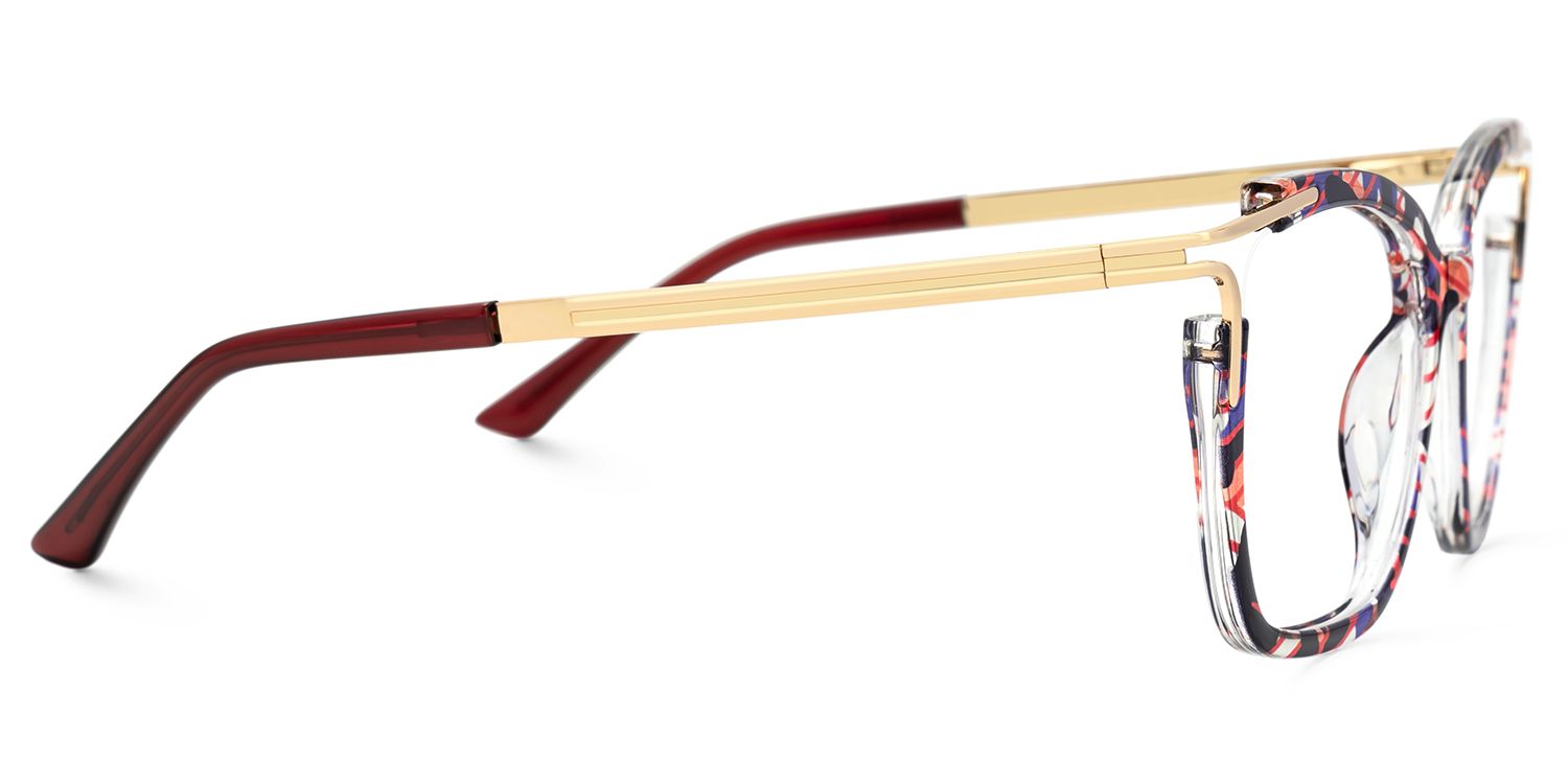 Spring hinges Sidibe Eyeglasses, Sidibe Graffiti Glasses -Zeelool2