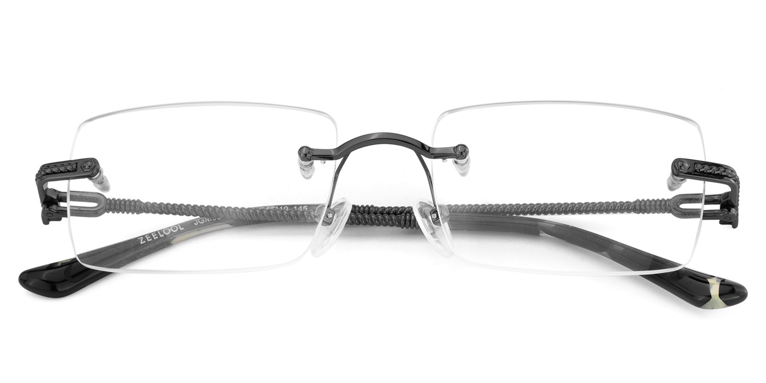 Peavy Rectangle Gray Glasses2