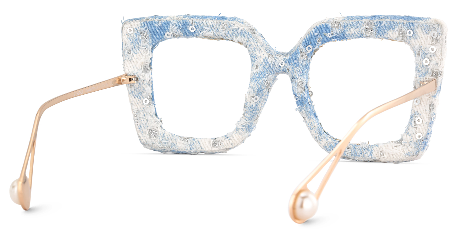 Latanya Cobalt Blue Eyeglasses Frames5