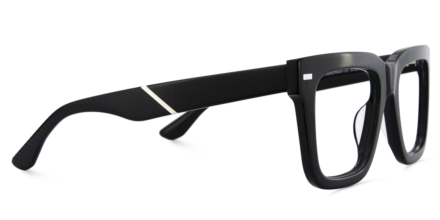 Redina Square Black Glasses4
