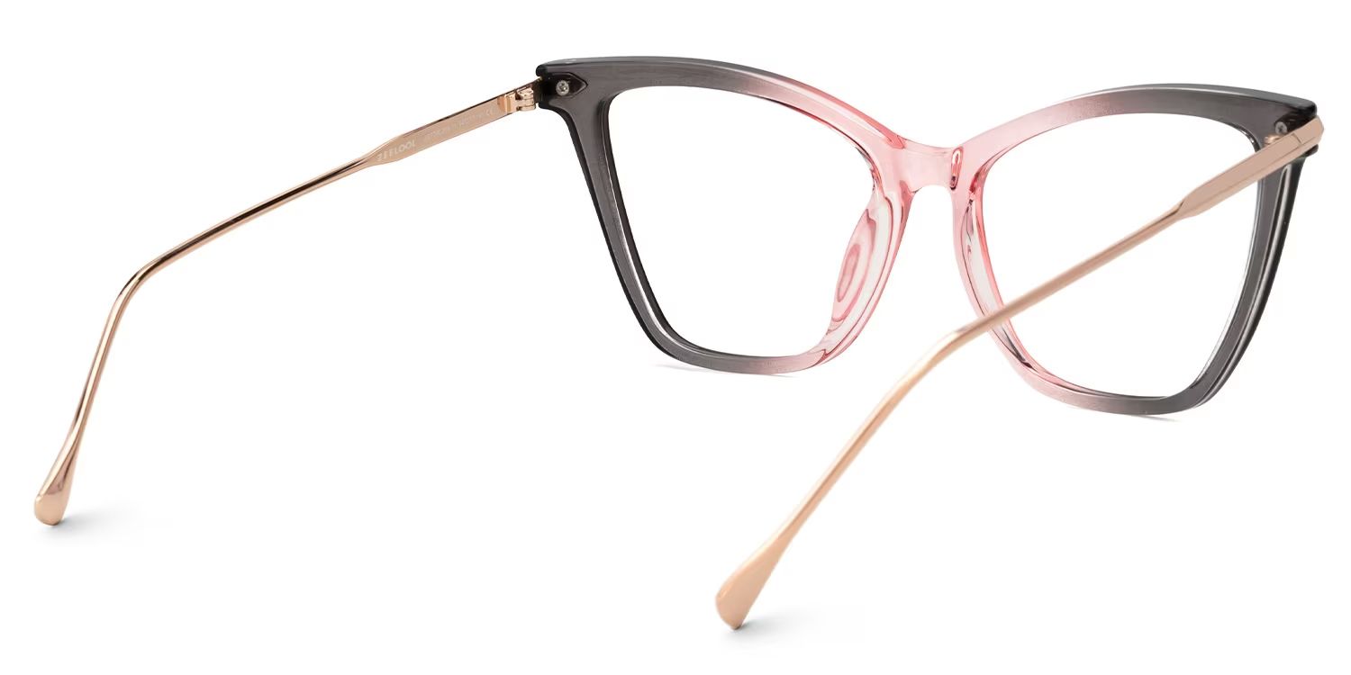 New Arrival Pink-Gray Color for Hilary Frame Glasses | ZEELOOL UK3