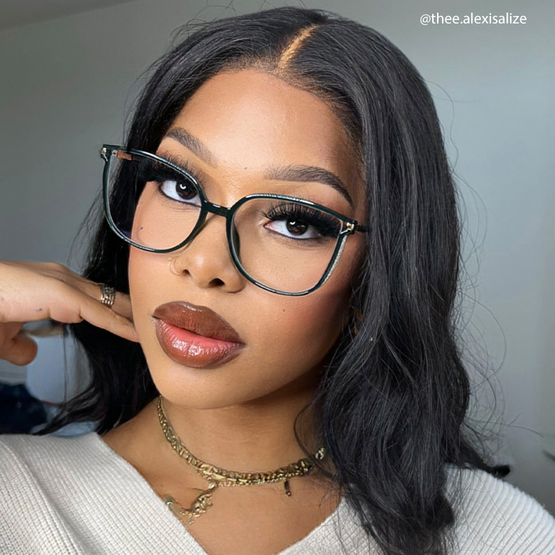 Rodz Square Dark-Green Frame Glasses | ZEELOOL UK6