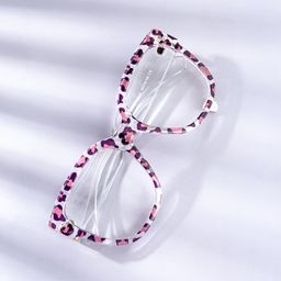 Reineke Purple Square Glasses0