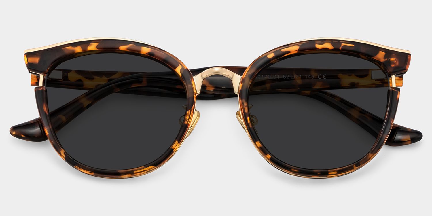 Laraine Cat Eye Tortoise Frame Sunglasses | ZEELOOL UK1