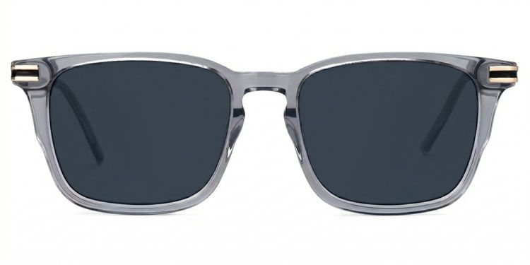 Kornelia Square Gray Glasses
