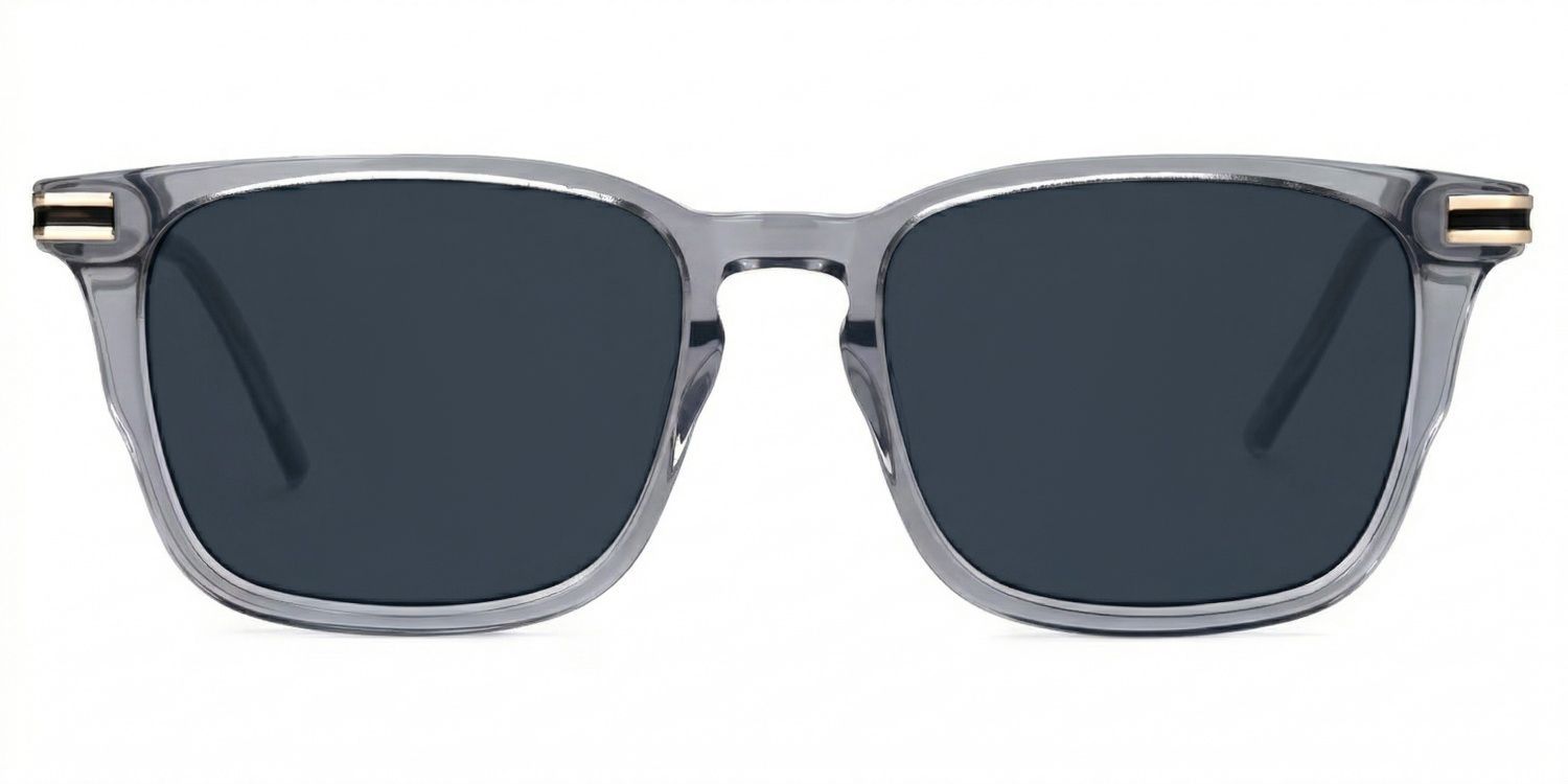 Kornelia Gray Frame Sunglasses with Square Style | ZEELOOL UK0