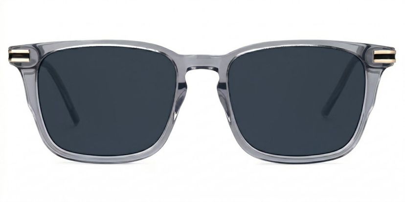 Kornelia Gray Square Sunglasses