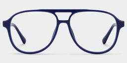 Luna Blue Aviator Glasses0
