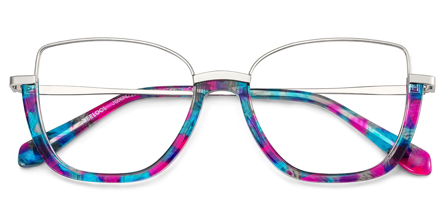Coleman Eyeglasses in Square Colorful Frame | ZEELOOL UK2