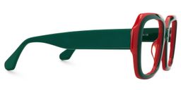 Katty Square Green Glasses2