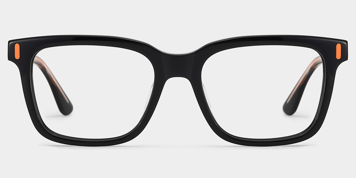 Axel Black Frame Glasses with Rectangle Frame Online | ZEELOOL UK2