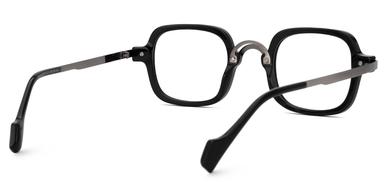 Fonrose Square Mixed-Materials Full-Frame Eyeglasses | ZEELOOL UK3