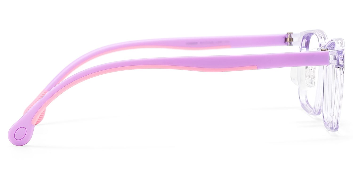 Sunny Rectangle Purple Frame Eyeglasses for Tween3